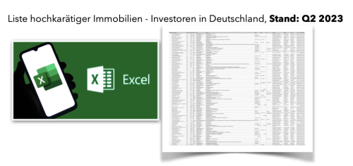 Liste mit 1.946 größten Immobilien-Investoren Deutschlands!